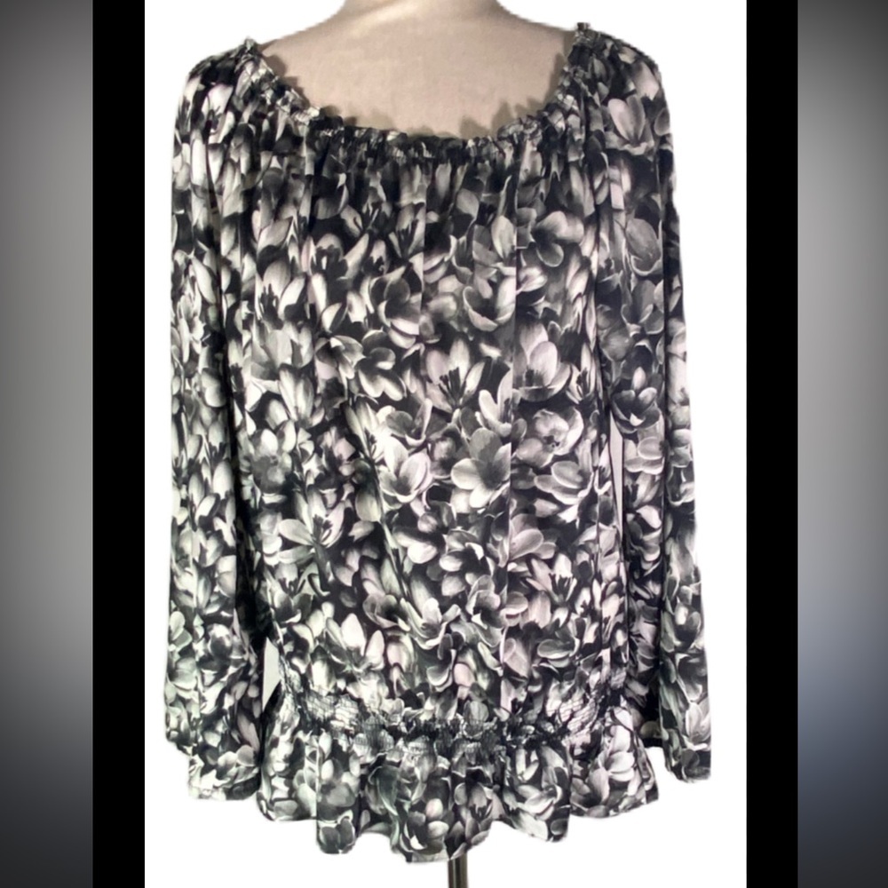 Michael Kors Women's‎ Plus Size Multicolor Floral Blouse Size Large